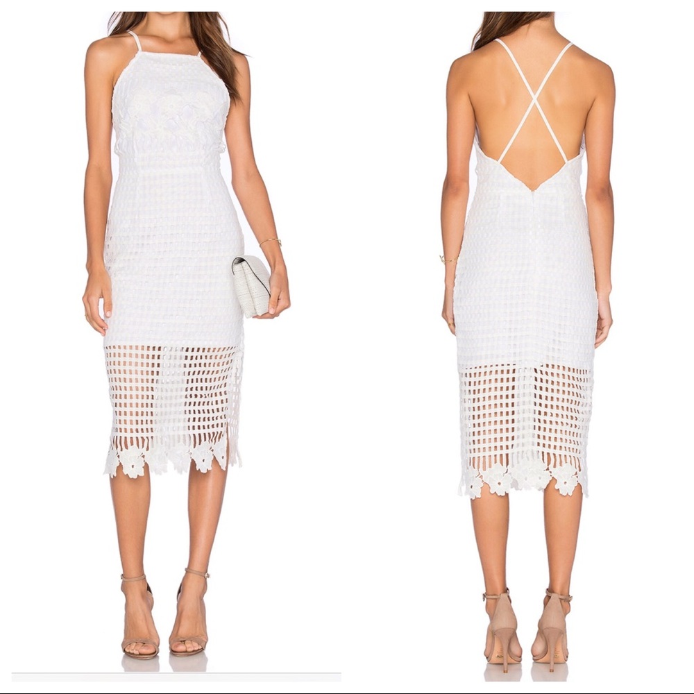 Elliat Platonic Dress in White, NWT.  M